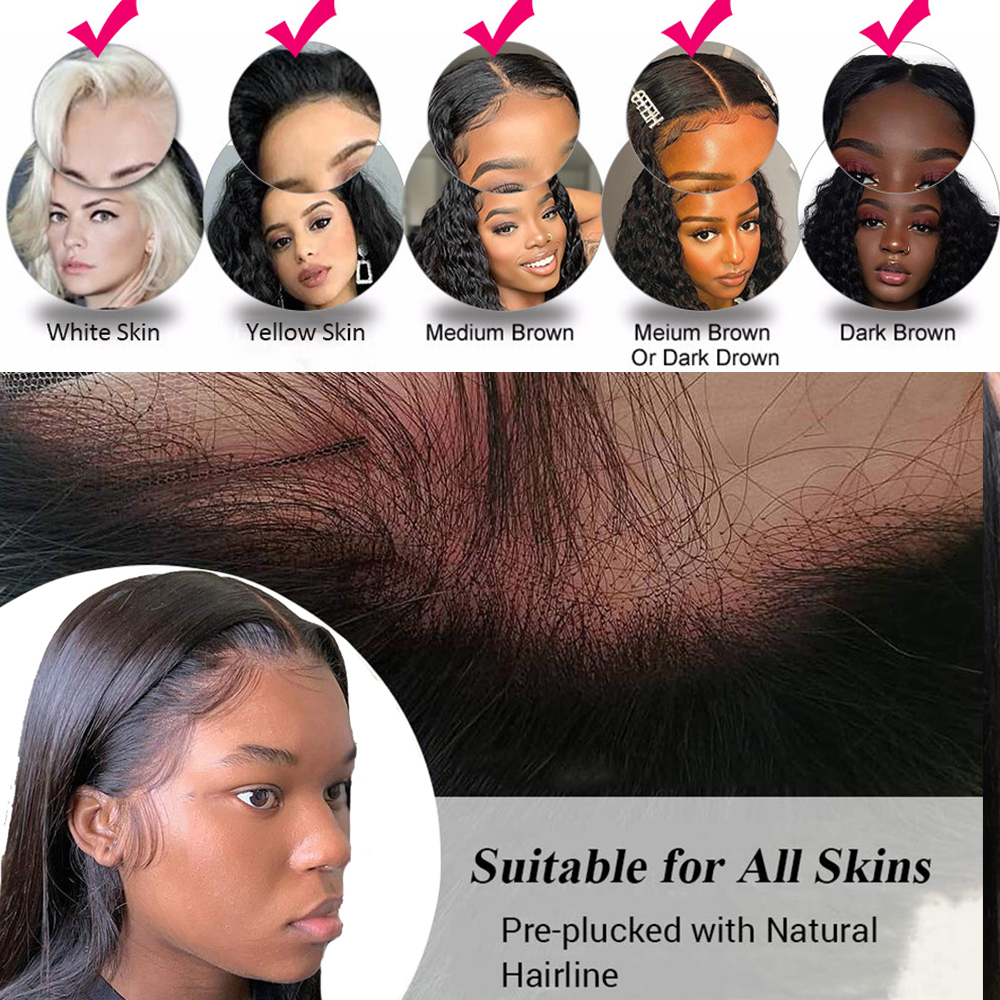 Hd Lace Front Wigs 30 Inch Closure Human Hair Wigs for Women - Image 8