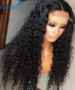 Deep Wave Human Hair Wigs Curly Lace Front Wigs for Women