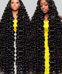 Full Deep Water Nature Wave Long Lace Front Human Hair Wigs