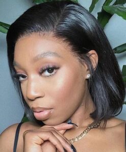 Glueless Wigs Human Hair Wig Bob Wig Preplucked Human Wigs