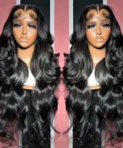 Hd Lace Frontal Wig Body Wave Bundles Human Hair Wigs for Women