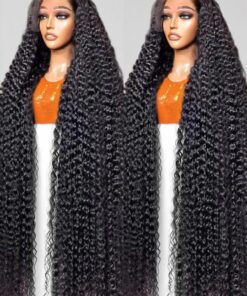 Glueless Wig Human Hair Deep Wave HD Lace Frontal Wigs