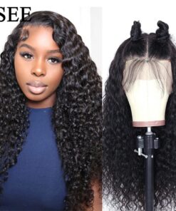 Lace Front Wig Lace Closure Curly Human Hair Wig