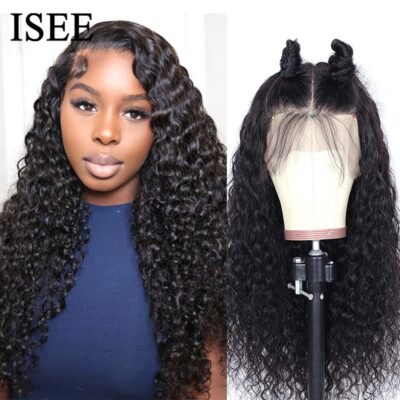 Lace Front Wig Lace Closure Curly Human Hair Wig